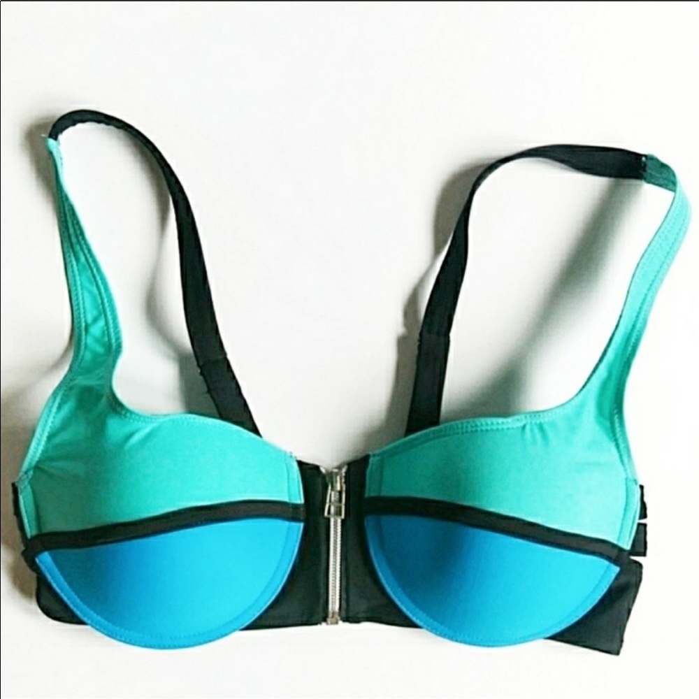 Multi colored bikini top size Medium